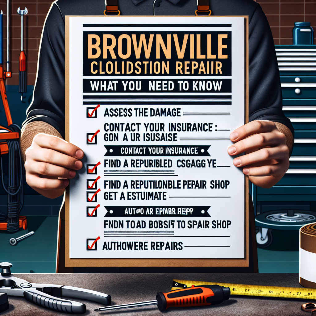 Brownsville Collision Repair Checklist: What You Need to Know