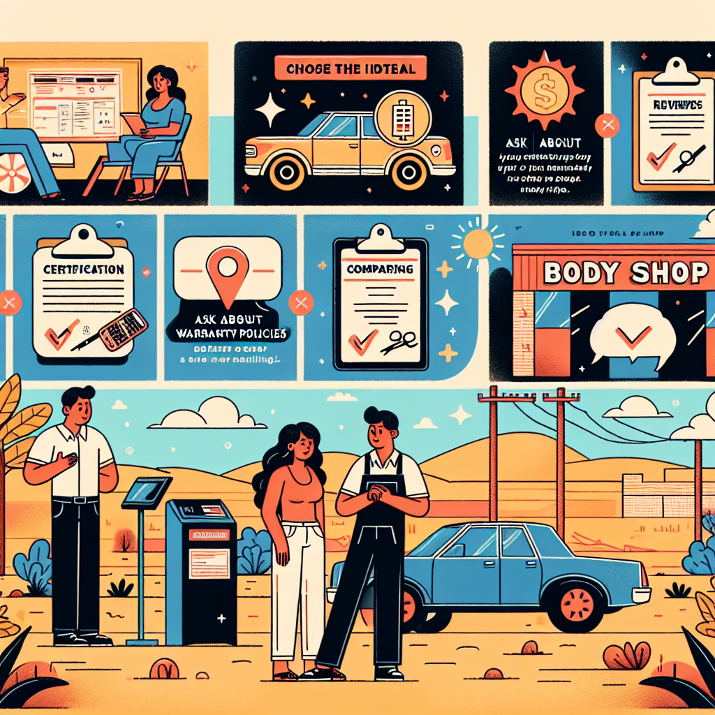 How to Pick the Right Body Shop in Brownsville TX